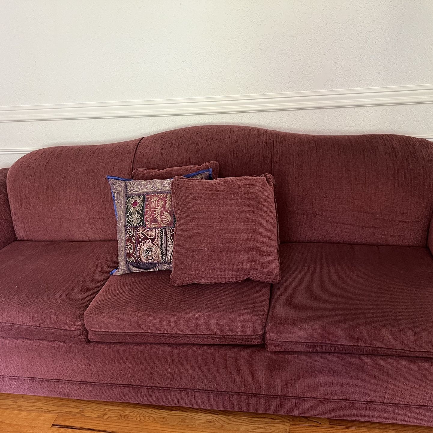 Living room Couch And Over Sized chair W/Ottoman 