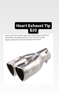 Heart Exhaust Tip $20