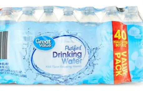 Great Value Purified Drinking Water, 16.9fl. oz. - 40 Count
