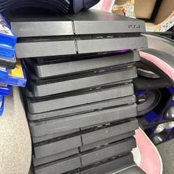PS4. WITH CONTROLLER AND WIRES JUST $149