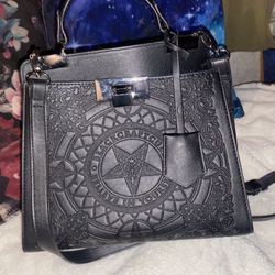 Blackcraft Baroque Top Handle Bag Gothic 