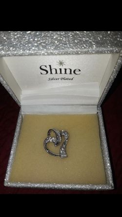 Corazón pendiente de plata