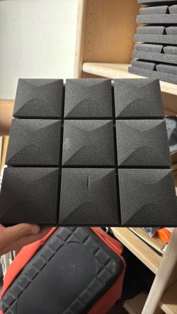 Sound deadening foam tiles