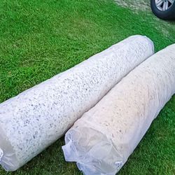 2 Brand New Rolls Of Carpet Padding Foam 