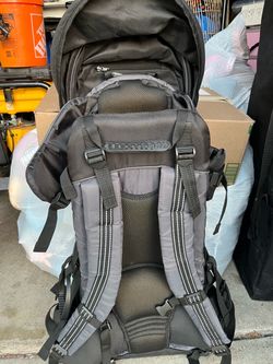 New Large Hiking Backpack Black Gray