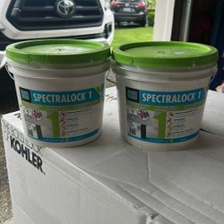 Spectralock 1 (2) Gallons New  Color Dusty Grey