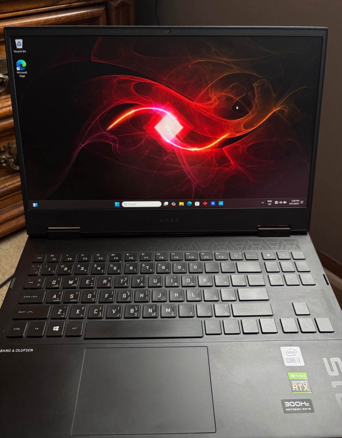 HP Omen Gaming Laptop( English/ Arabic Keys)