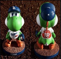 Dodgers Yoshi Bobblehead and Date Night Blanket