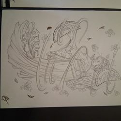 Prison art done by artist anarchy inmate