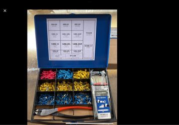 Thomas Betts STA-KON Terminal Kit W/ Metal Carrying Case Model # STAKIT BRAND NEW NEVER USED