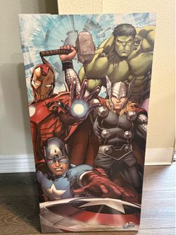 Marvel comic poster board
