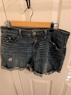 Denim shorts