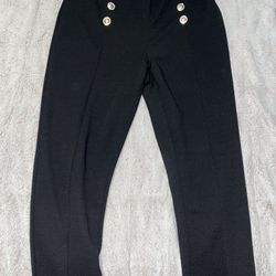 Black trouser pants