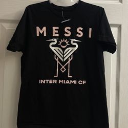 Brand New Youth Messi Black Shirt Size Medium 