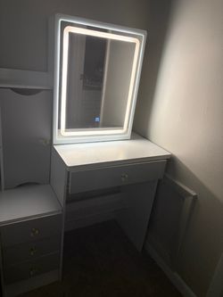 White vanity led light