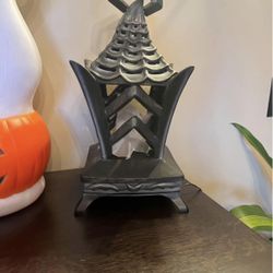 Gemmy Halloween GOTHIC LANTERN Flickering Flame