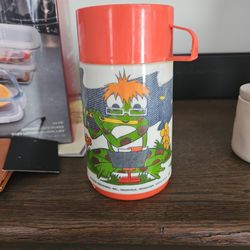 1970s Aladin frog lunch thermos