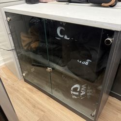2 Glass Display Cabinets 
