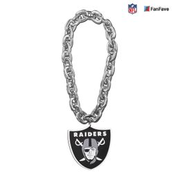 Las Vegas Raiders Big Fanchain Silver