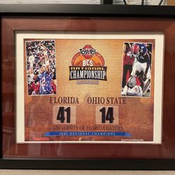 Gator Framed National Championship Photos 