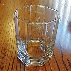 "Russian ""Granyonyi Stakan"" (Faceted Glass) made of leaded crystal  octagonal 8 Piece Set , 3.25” diameter x 4” high--