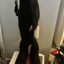 Knee High Suede Boots 7.5 