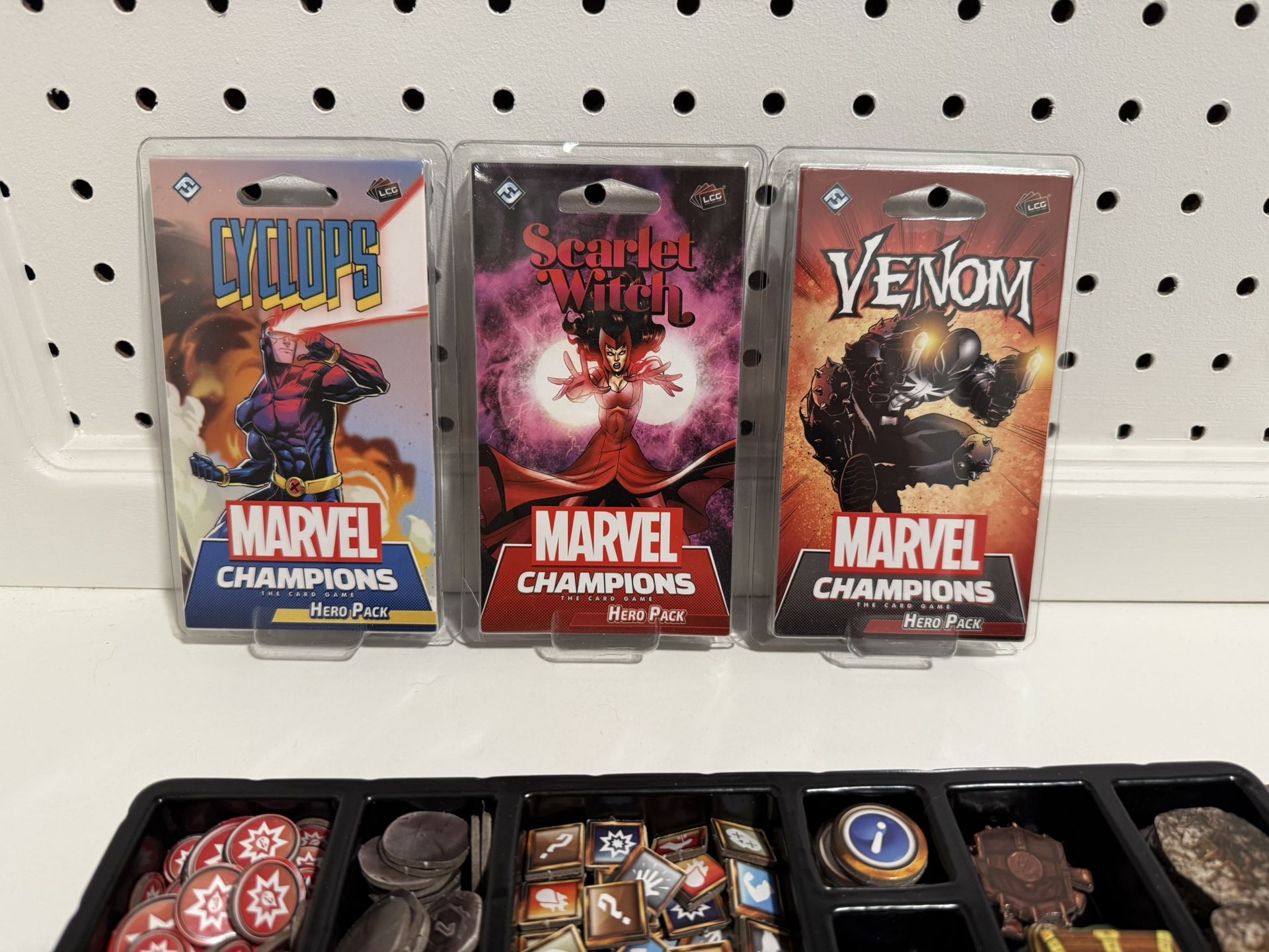 Marvel Champions Hero Pack Cyclops Scarlet Witch Venom