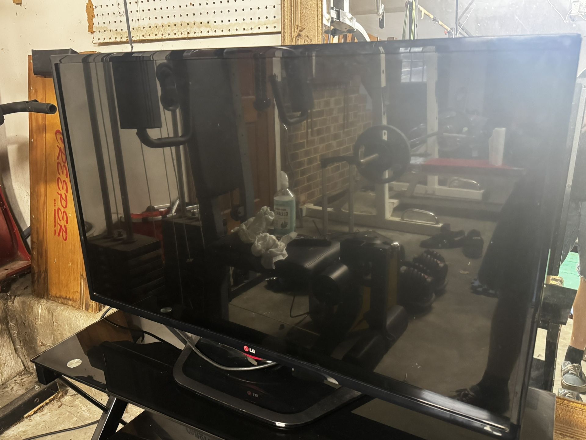 LG 42” TV and TV Stand