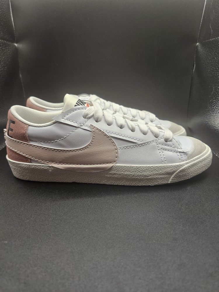 Nike Blazer Low 77 Jumbo White Pink Oxford SIZE 12 (Women's)