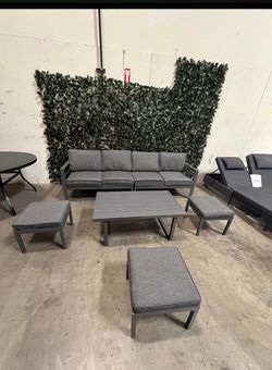 New Outdoor Patio Aluminum Furniture Sofa Set (small details please see pictures