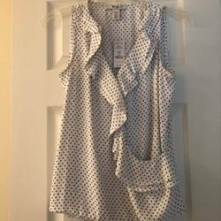 Sleeveless Polka Dot Top NEW
