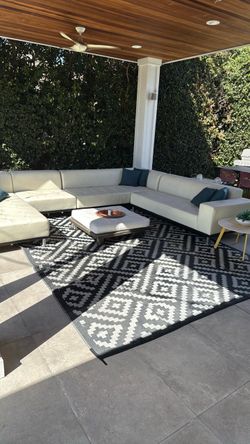 Large outdoor sectional set