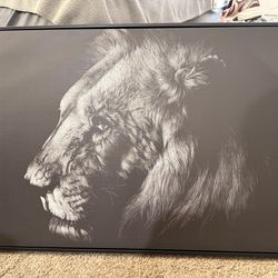 26x35 Lion picture frame
