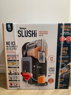 Ninja Slushi Frozen Drink and Slushie Machine, Rapid Chill Technology, 88 Oz Easy Fill Vessel, Dishwasher Safe Parts, Black, 1 Count