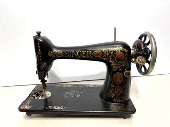 antique singer red eye sewing machine 1(contact info removed) G(contact info removed) For Parts or RestorOnly