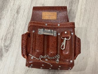 $50 New Electrician Leather Tool Pouch | Heavy Duty Full Grain Leather Tool Pouch for Professional Electricians