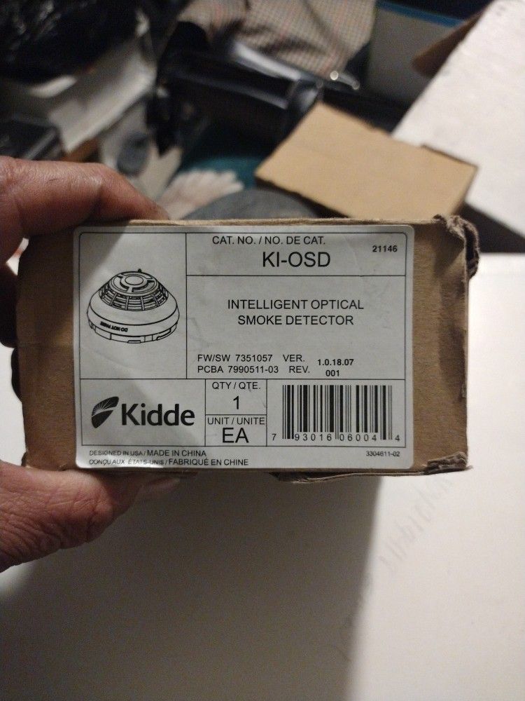 Kidde Ki-osd Intelligent Optical Smoke Detector