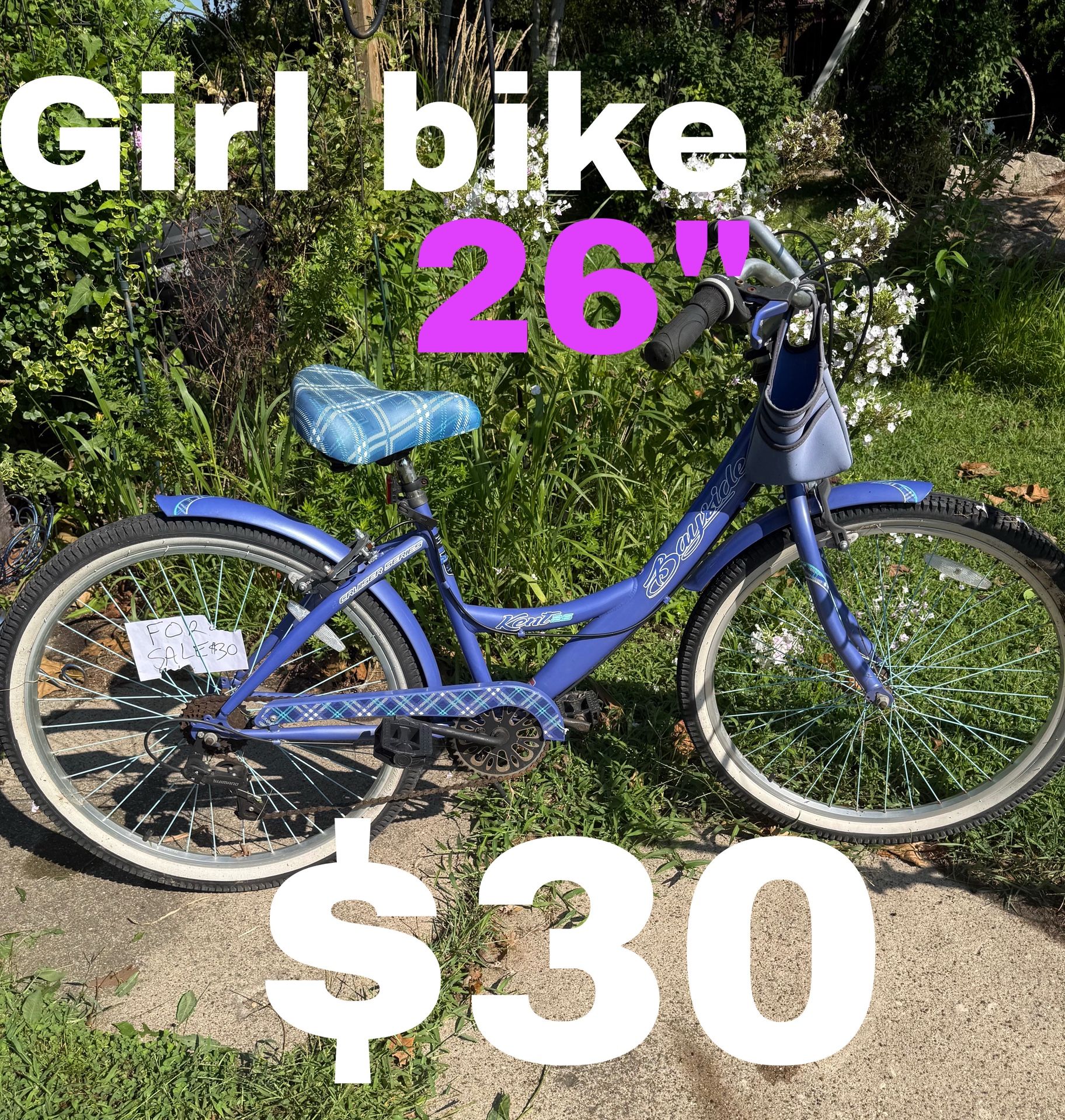 Girl 26” Bike