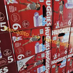 Huggies Little Movers Size 6 - 126 Diapers / Pañales- Nuevos New