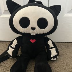 Skelanimals Kit The Cat Plush Backpack