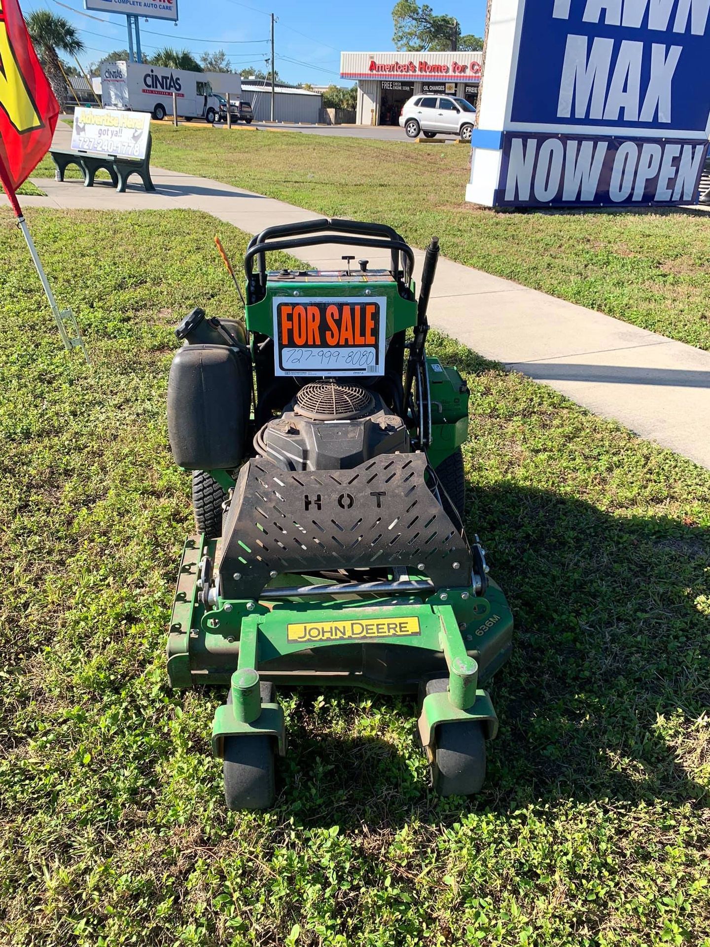 John Deere ride on mower