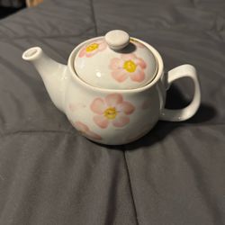 Ceramic Mini Cherry Blossom Tea Pot