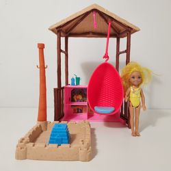 Barbie Dreamhouse Adventures, Doll & Tiki Hut Playset