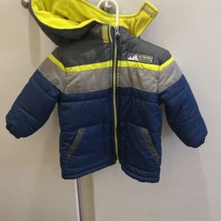 18 Month Boys Warm Jacket With Hood