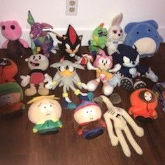 Plushies:
$5 each or  $60 for all