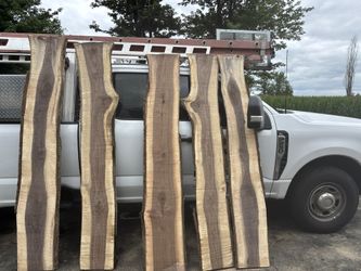 Live Edge Black Walnut Slabs