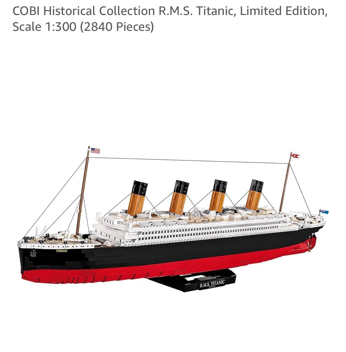 Lego Titanic - Cobi Brand (Already Put Together)