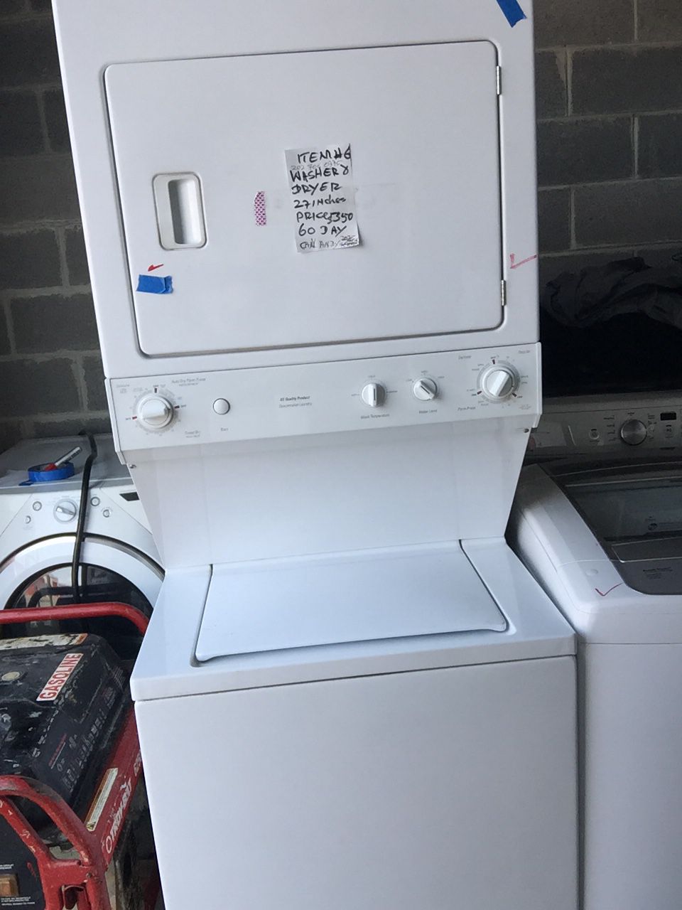GE washer/electric dryer#6
