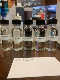 Azzaro CHROME (m) body oil fragrances 1oz or BUNDLE