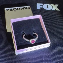 Pandora Elevated Heart Ring 